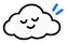 A small cloud asleep