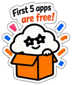 The cloud with a badge: first 5 apps free